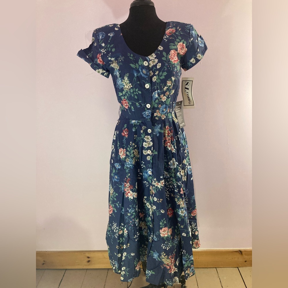 Vintage 90s S.L. Fashions Maxi Dress